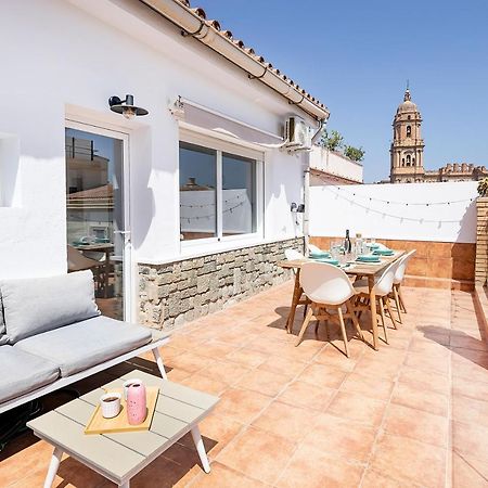 Homey Apt- Atico Con Vistas A La Catedral มาลากา ภายนอก รูปภาพ